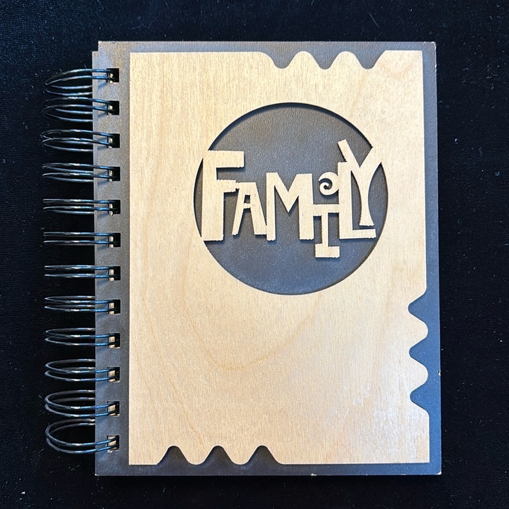 Lasercraft Wood Family Photo Album